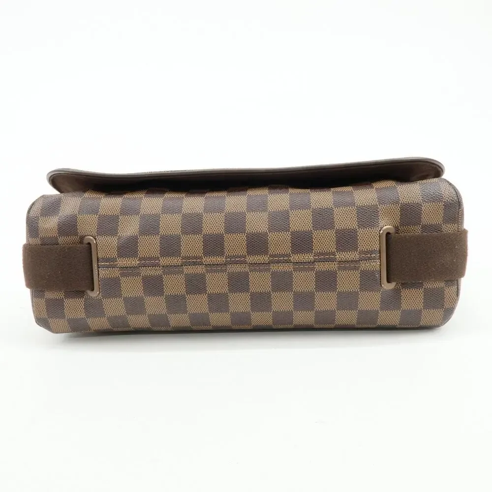 Louis Vuitton Damier Ebene Brooklyn Messenger Bag Brown